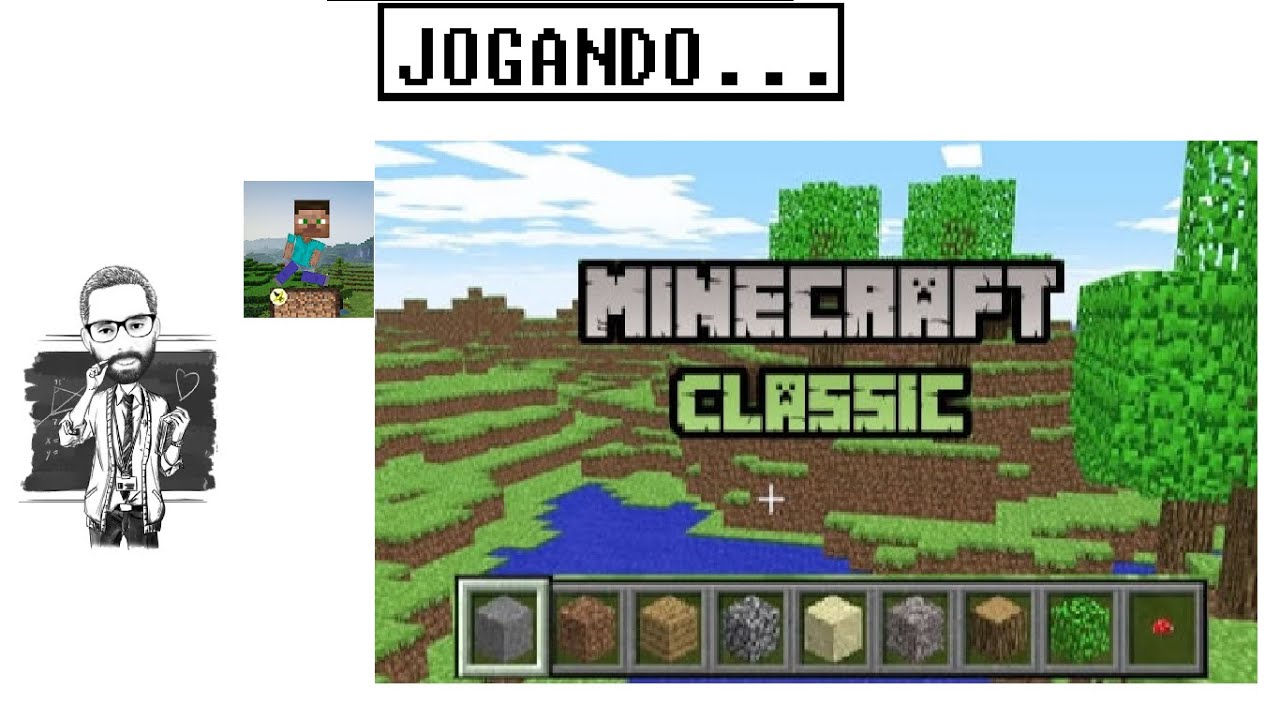 Quer jogar Minecraft Classic? Jogue este jogo online gratuitamente