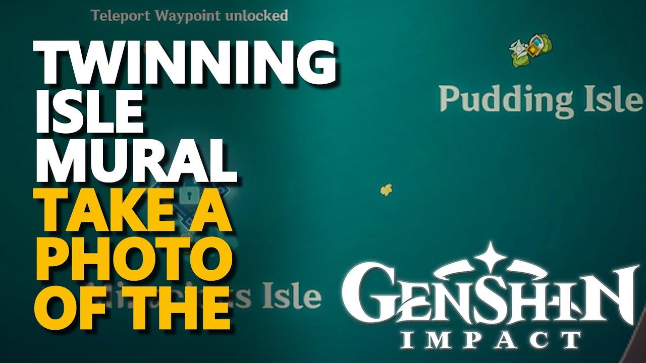 Twinning Isle Mural Genshin Impact