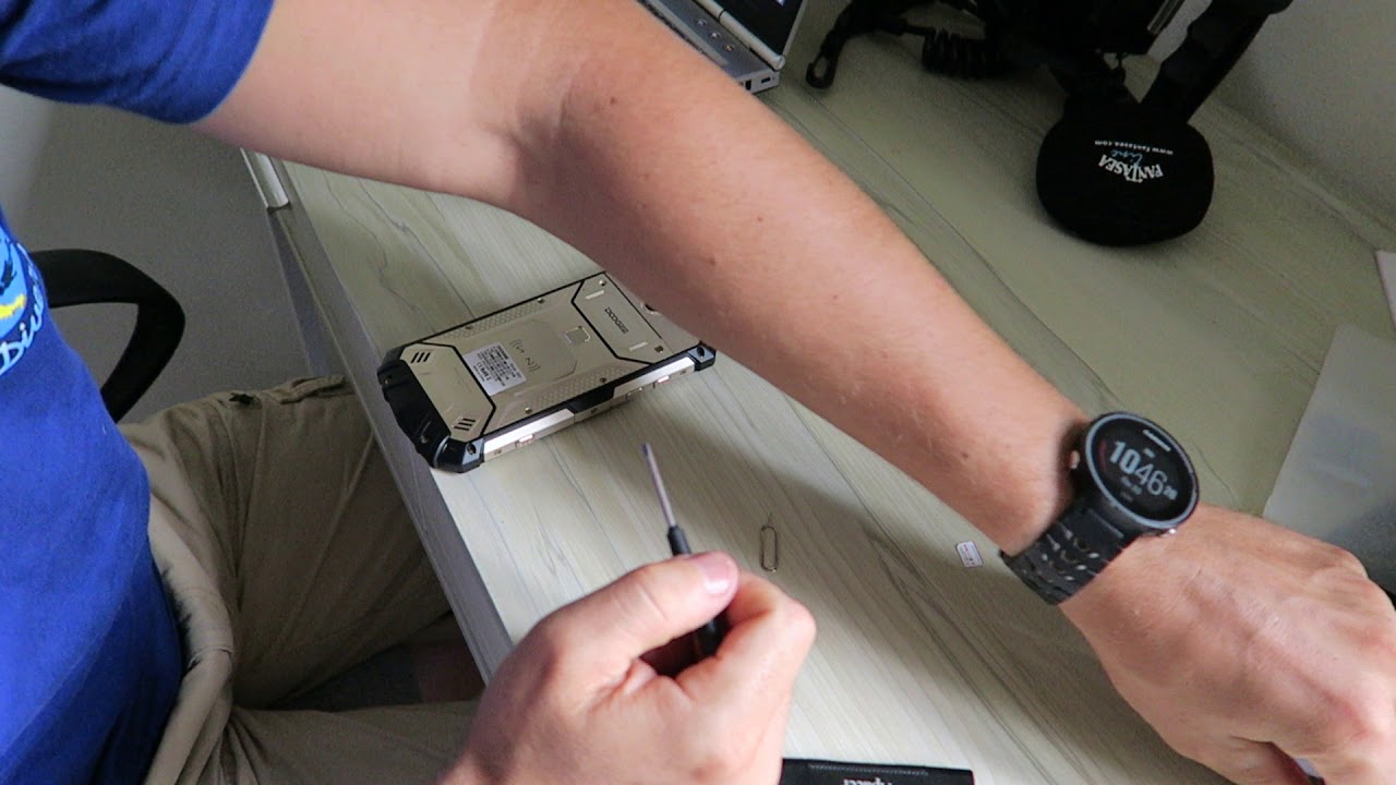 Doogee S60 - установка SD и Sim-карт и перезагрузка