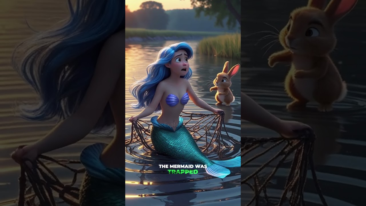 🐰 Rabbit Rescues a Mermaid from Danger! 🌊✨ 