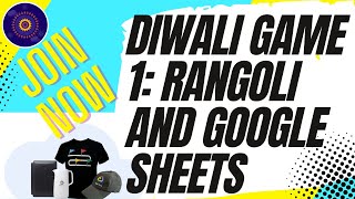 Diwali Game 1: Rangoli and Google Sheets Join now #diwali #Qwiklabsdiwalichallenge screenshot 4