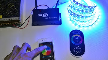 IOS Android Tablet Control WiFi RGB Wireless Controller Connection For RGB LED light strips