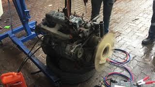 ADE engine start on table