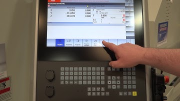 How to save data and back up machine on a Siemens 828D touch screen control