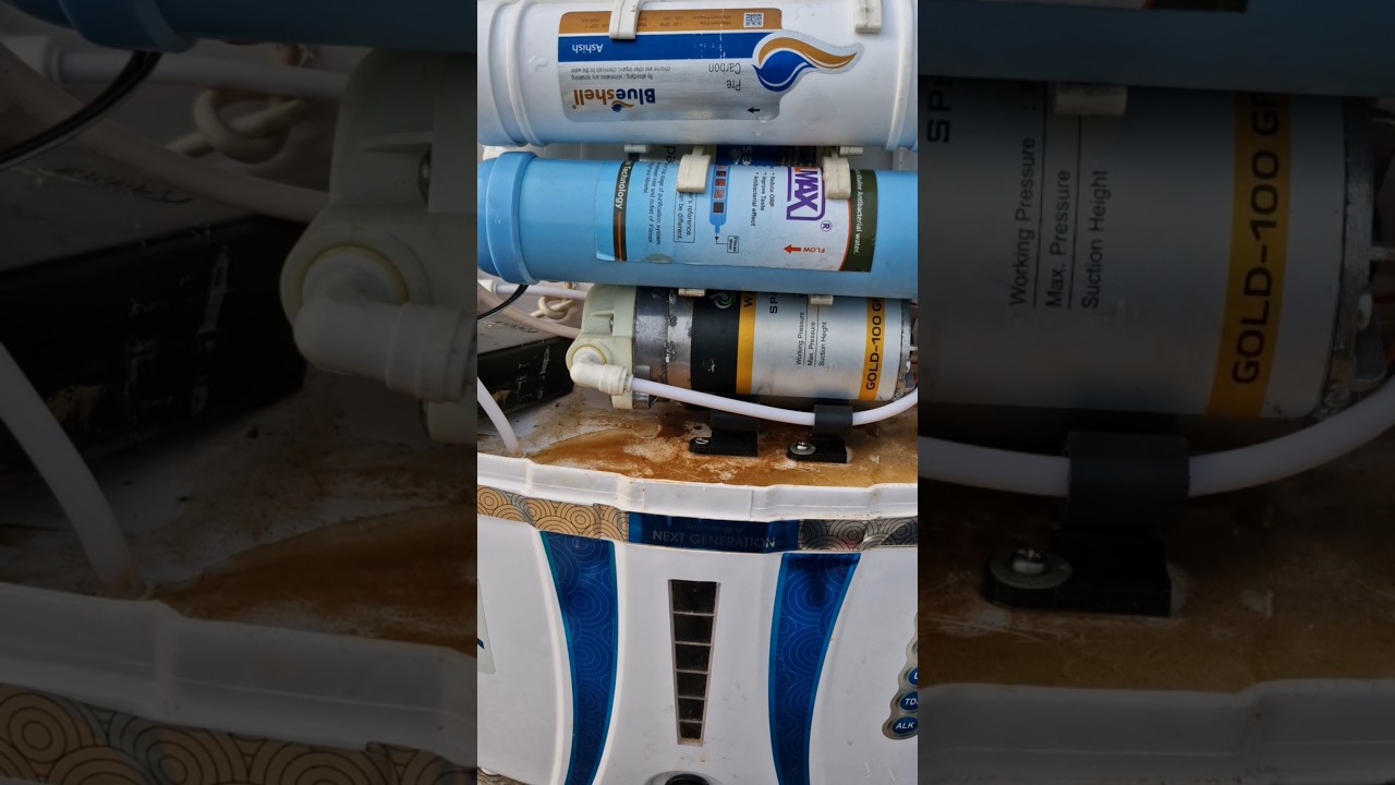 Ro booster pump leakage 