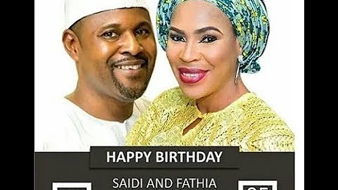 Fathia Balogun & Saidi Balogun Celebrated Their Birthday Together On The Same Day