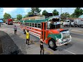 ASÍ SE CORRE EN Guatemala Bus Transportes TACANA CARRETERA EN OBRAS Tegucigalpa Honduras MODS ATS