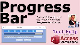 Display a Custom Progress Bar in Microsoft Access Forms. Status Bar. Progress Meter Percent Complete