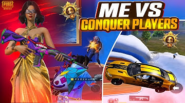 Pro Enemies Challenged ME ‼️Solo vs Squad in Conqueror Lobby intense 1v4 Gameplay | PUBG 