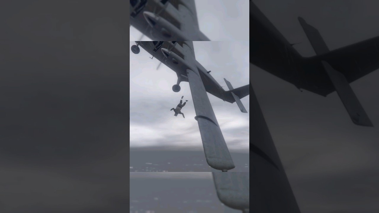 Прыжок с парашютом в GTA 