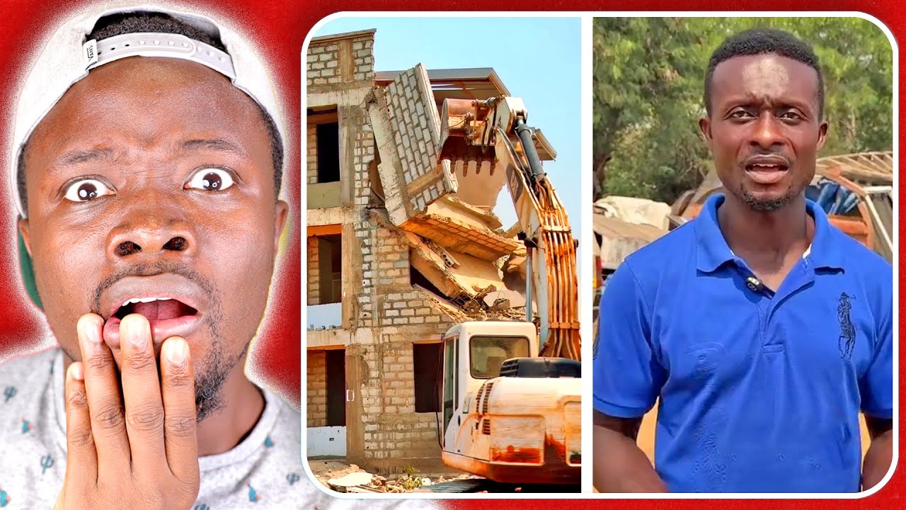 Они смотрели и плакали, пока их здания разрушались у них на глазах.