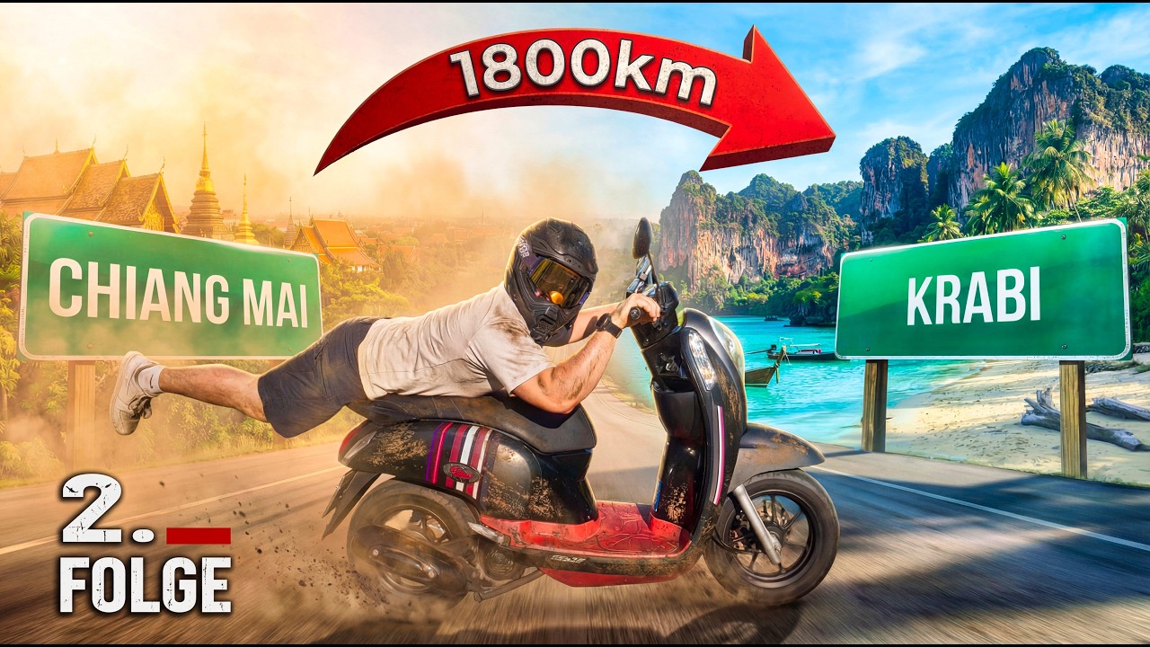 Schmerzen ohne Ende: Alleine im thailändischen Dschungel - Folge 2 (1800km)