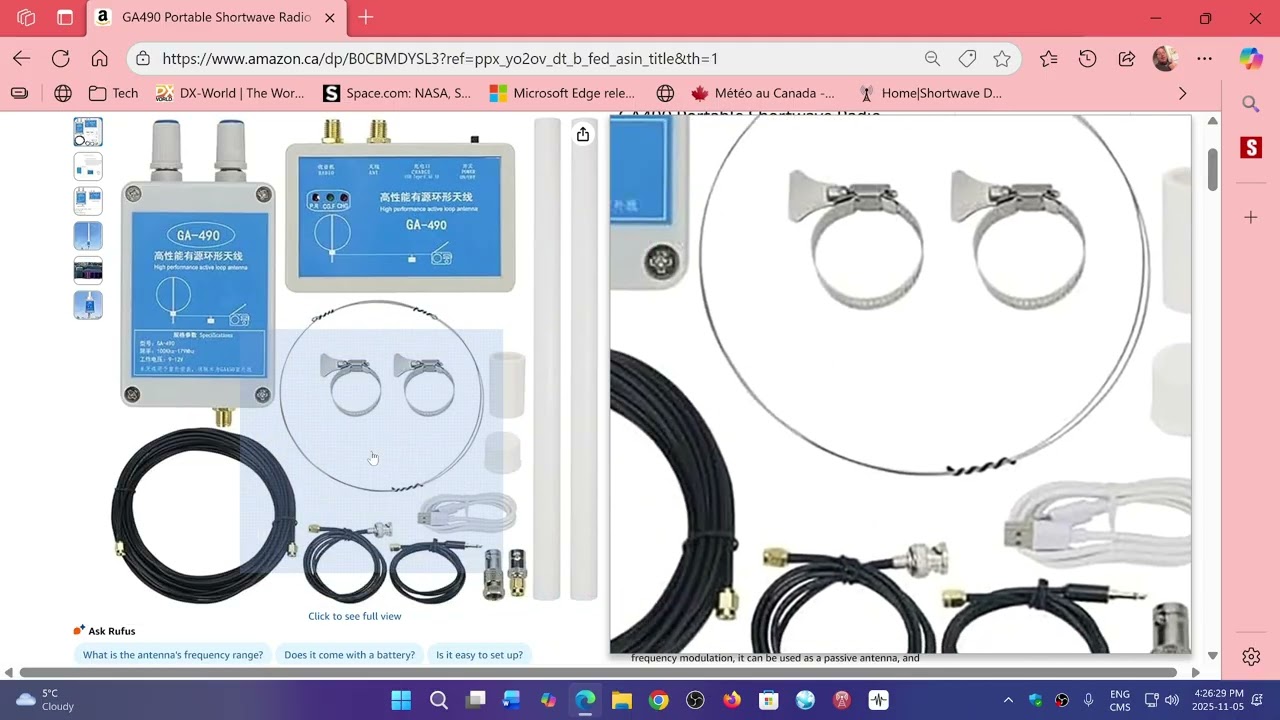 Deshibo GA 490 antenna and accessories make it a great antenna