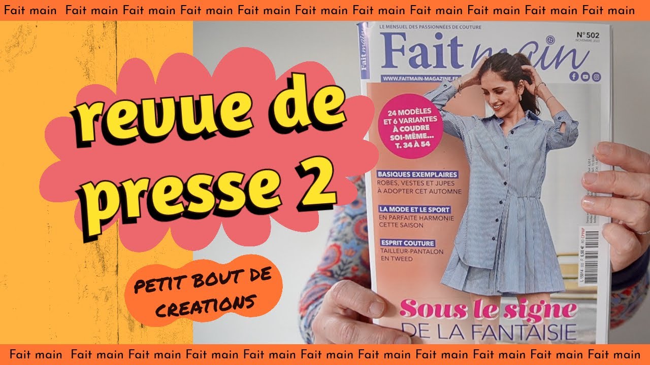 REVUE DE PRESSE 2 #FAIT MAIN MAGAZINE novembre 2023