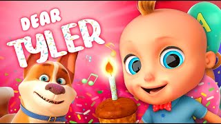 🎉Happy birthday to you Tyler |  Happy Birthday Song 🎉 Songs for KIDS