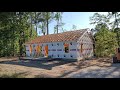 Framing up the farm cabin