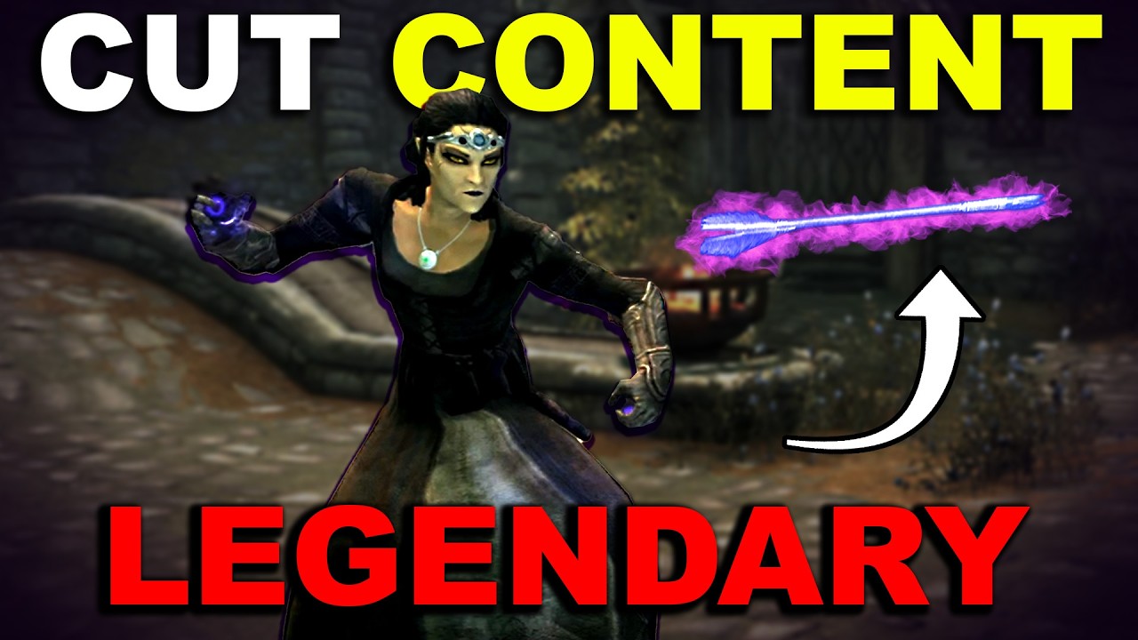 Can You Beat Skyrim With the WEIRDEST Cut Content Spell? (Legendary)