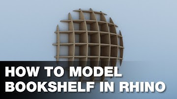 How to Model Bookshelf in Rhino