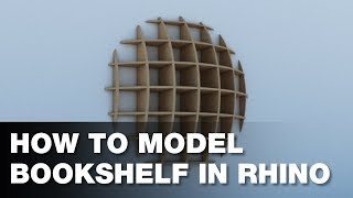 How to Model Bookshelf in Rhino