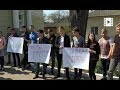 Студенти івано-франківського музичного училища імені Січинського вийшли на мітинг