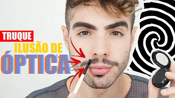Pode pintar o bigode?