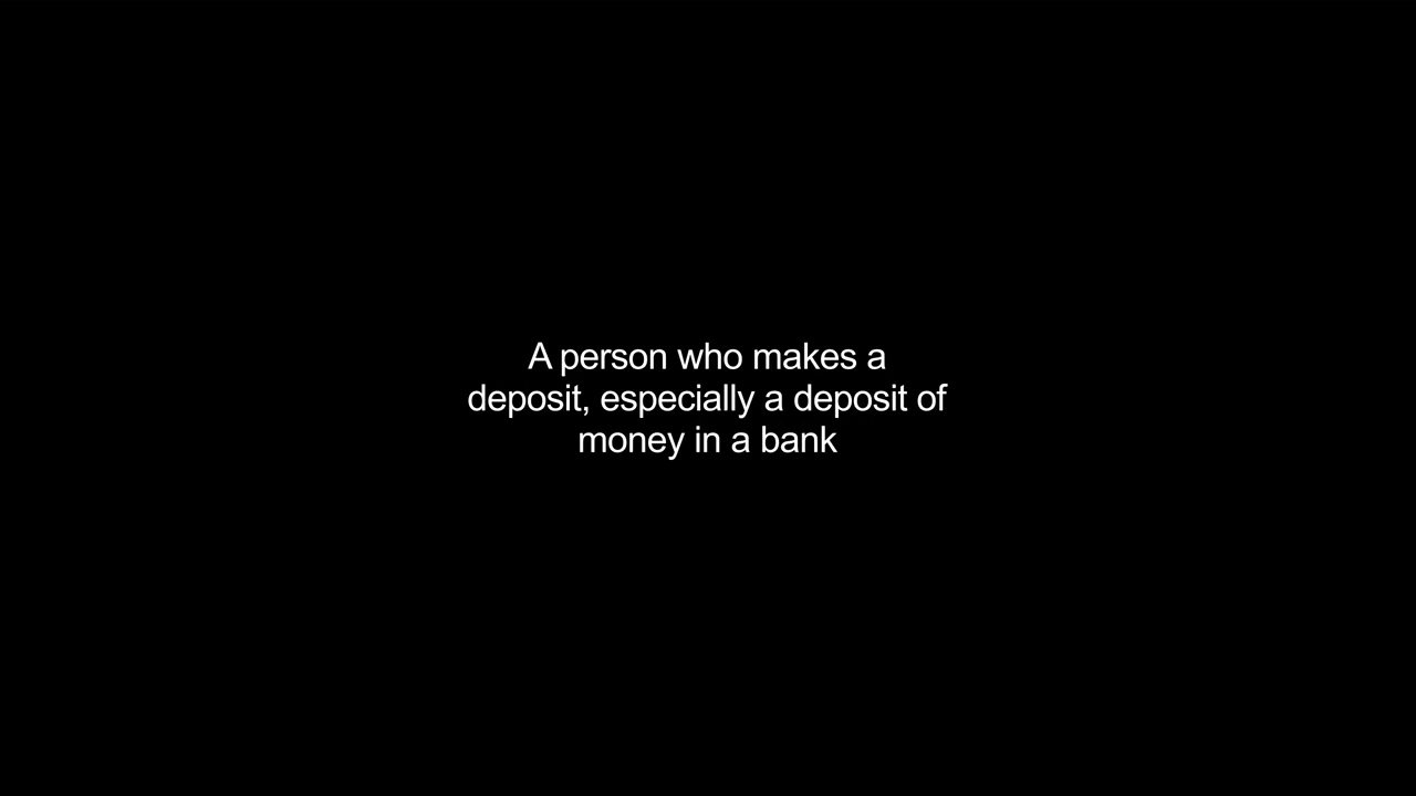 Depositors Video Dictionary Meaning And Pronunciation YouTube Depositors Video Dictionary Meaning And Pronunciation YouTube