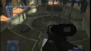 Halo 2 Ivory Tower Rumble Pit Slayer Pro Gameplay Multiplayer ORIGINAL XBOX Classic Footage