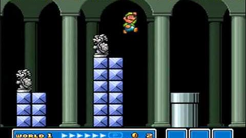 SMB3 for Super Mario All-Stars Custom Level #240 - Intermediate Fortress