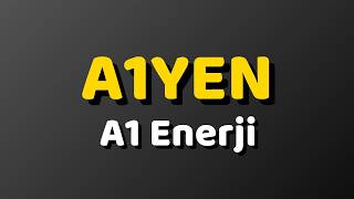 A1Yen Hissesi Alınır Mı? A1 Yenilenebilir Enerji Analiz ⚡ Enerji Sektörü Coşuyor Mu?