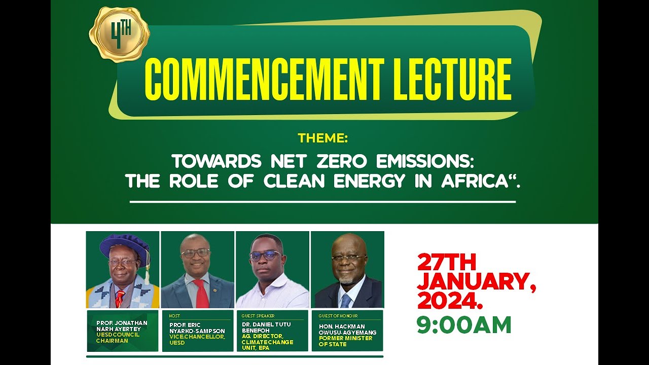 4th COMMENCEMENT LECTURE - YouTube