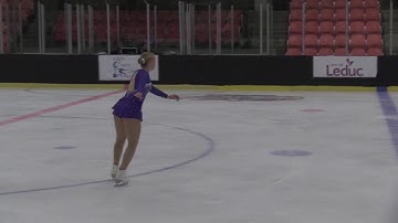 GRACE JOHNSON - Novice Women FLT B Free Program - 2017 WILD ROSE