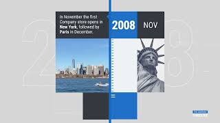 Company Timeline - After Effects template
Download this template https://1.envato.market/c/1283126/651725/4415?subId1=videohive_ae&u=https%3A%2F%2Fvideohive.net%2Fitem%2Fcompany-timeline%2F38009802
“Company Timeline is an high quality dynamic template for After Effects. Using Motion Graphics Template and videos to create a A Timeline of the Business Company Templates.”
Company Timeline
Display your timeline of business organization or a corporate company. The showcase your important timeline. create a slideshow of company growth and achievement dates.
Company Timeline useful for : The Corporate presenatiton. Also useful to create a documentary video of your organization timeline. Annual history or Documentary Opener, etc.
Project Includes
Business Company Timeline – (1:30)
Project Features
No Plugins Required
4K ( 3840×2160 ), 2K ( 2560×1440), Full HD ( 1920×1080 )
Easy to Edit
Multipurpose Project
Well organized
Fast Render
Change All Settings with Control Layer
After Effects After Effects CC2019, and Above
Free Font links in help file
Used Music, Images and Videos just for Preview, not included in the project file.
Music
MADStudioMusic Inspiring Corporate Technology
Support
24/7 Customer Support – If you have any questions, Please feel free to contact me through contact form. Thank You.
Best Seller After Effects Template – Typography Promo
Screenshots
Videos used only for preview purposes under CC by 3.0
#aftereffects #videohive #envato
Envato Licensing: Videohive and Audiojungle http://vidiohive.net/licenses/faq Company Timeline - After Effects template