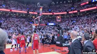 Kawhi’s Epic Game Winner From Court Side!!!