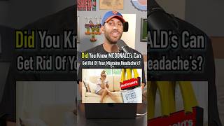 McDonald’s Can Fix Migraine Headaches?! #shorts #headache #mcdonalds #fastfood #migraine #cocacola