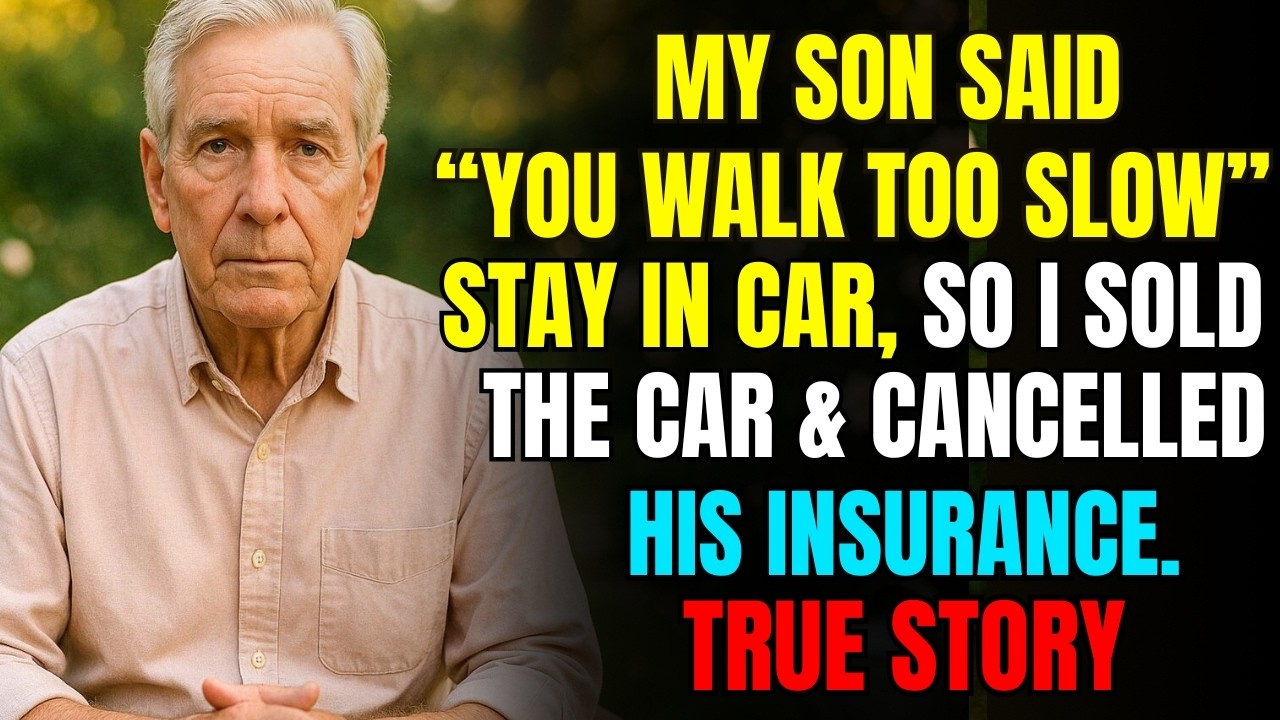 My Son Said: “You Walk Too Slow — Stay In The Car.” So I Sold The Car ...