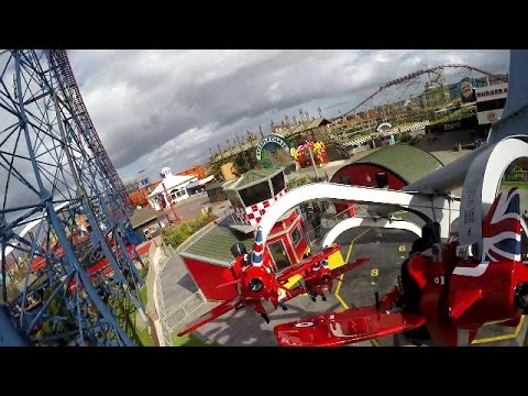 Sky Force - On Ride POV - Blackpool Pleasure Beach - BPB - Red Arrows ...