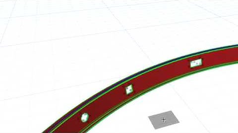 ArchiCAD 17 New Features  003   Creating and modifying holes in curved beams   YouTube