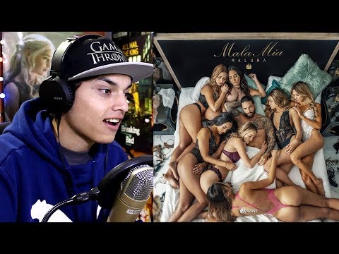 Maluma Ya no tiene 4 babys ahora Tiene 7 | Maluma – Mala Mía (Official Video) Reaccion