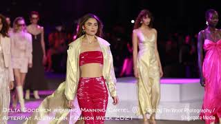 Delta Goodrem performing @ Afterpay Australian Fashion Week 2021