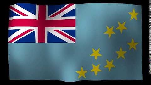 Tuvalu Flag 4K Loop Video