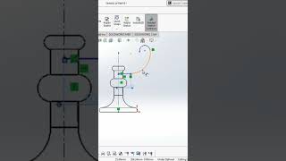 How to Use the Revolved Boss/base Command in SOLIDWORKS #solidworks #solid #shorts