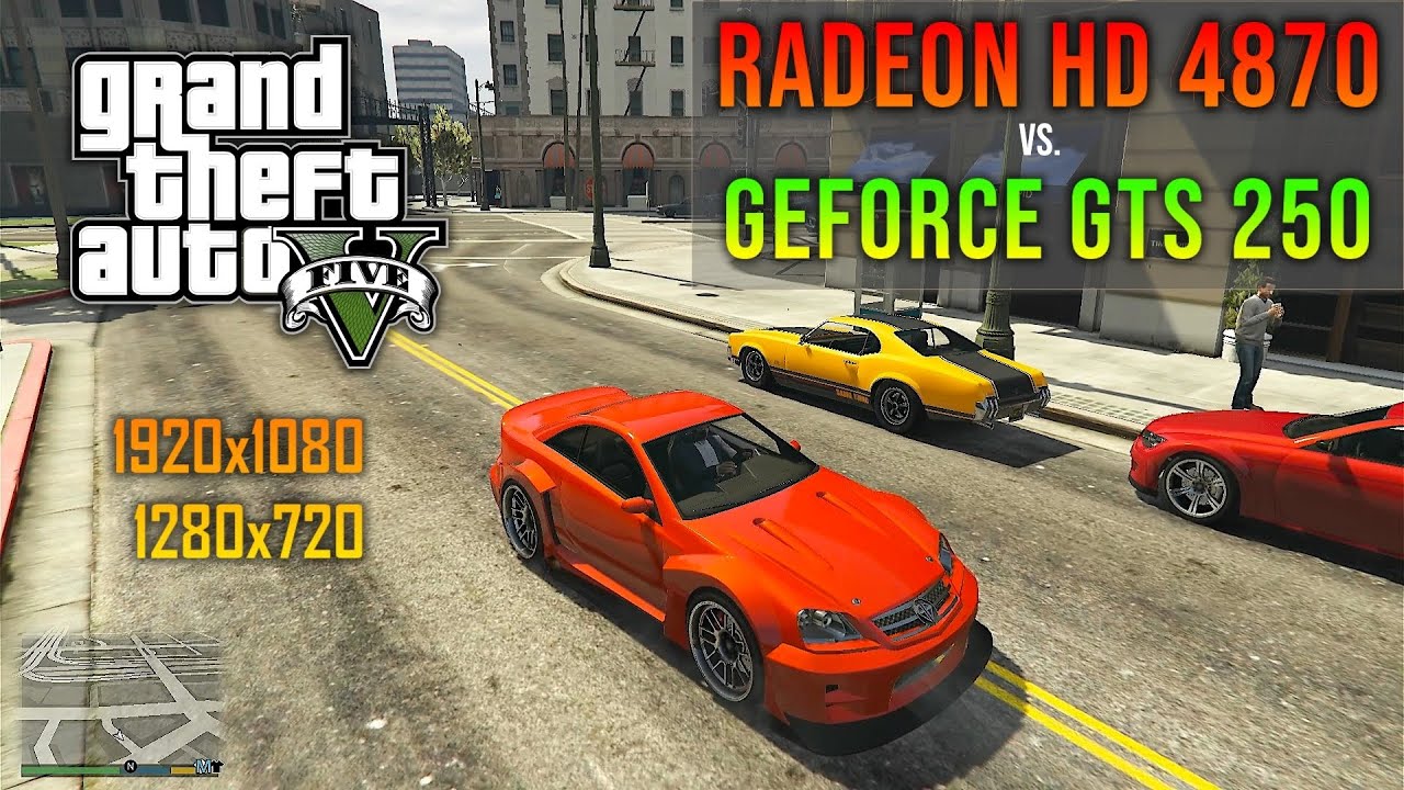 GTA V on the Minimum PC Requirements - Is It Playable? (HD 4870 & GTS 250 1 GB)