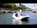 Ref:opeEB577X1w Paris : on a test� le � taxi volant � sur la seine