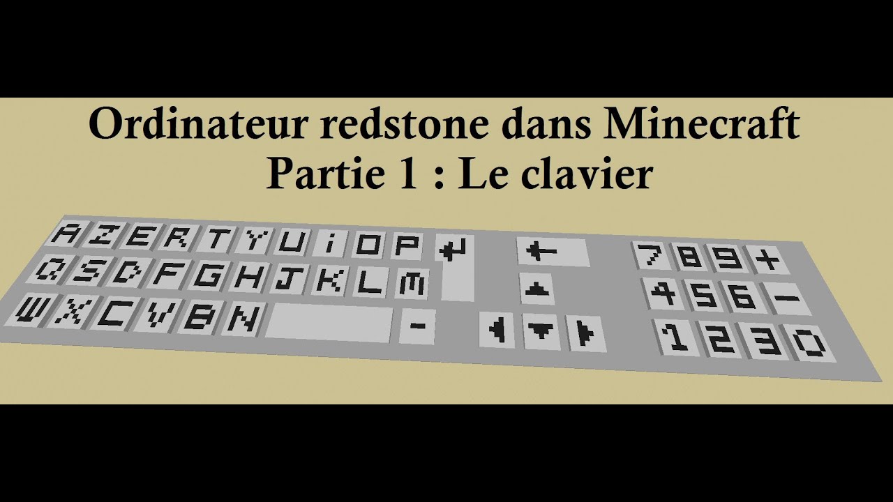 [2014 FR] Minecraft 1.8 - Un ordinateur redstone fonctionnel. Partie 1 ...