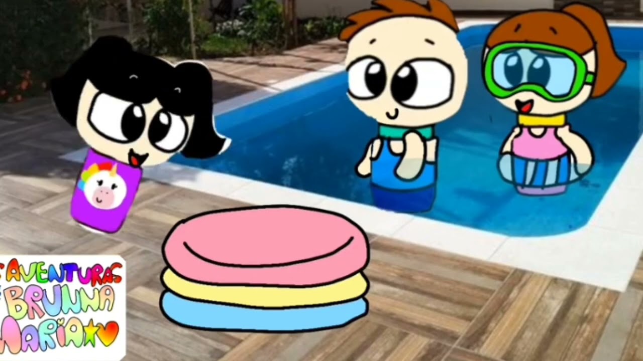 Девочка ходит в бассейн