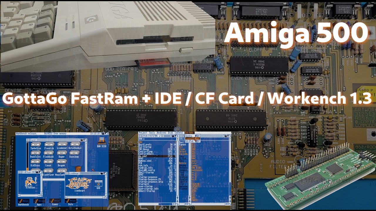 Amiga 500 / GottaGo FastRam + IDE / OS 1.3
