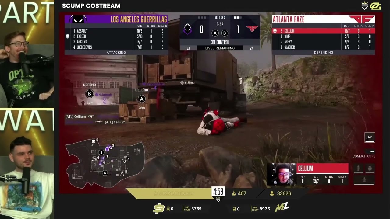 Scump Jokes About Huke Getting Dropped From LAG