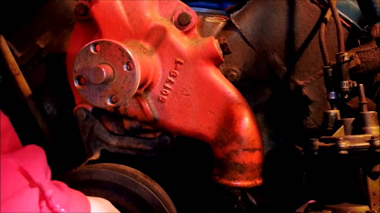 Timing chain Cover Removal '55 Ford 3 YouTube