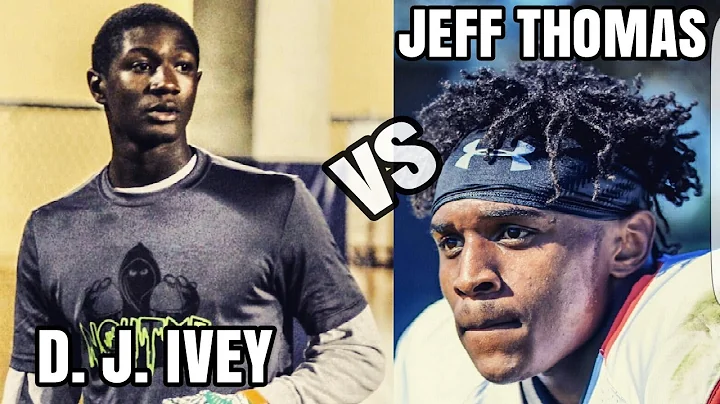 Miami Hurricanes - 1 on1 - DJ Ivey (CB) vs Jeff Th...
