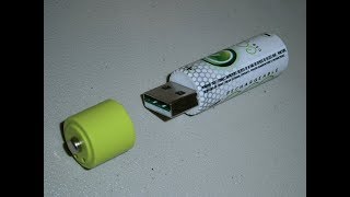 These Rechargeable Batteries use USB Ports and can be Charged up to 500X